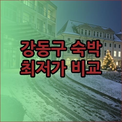 강동구 숙박 고민은 이제 그만! 하모니호텔 일루와 바고관광호텔 완벽 비교..!