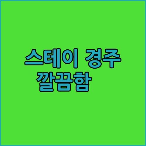 경주 ‘스테이 경주’ 3성급 숙소! 깔끔함에 반하다✨ 경주 여행 숙소 추천!