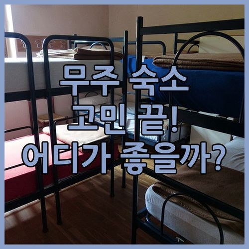 무주 숙소 고민 끝! 일성 무주 리조트 vs 빌라드무주풀빌라 vs 흙집정원펜션 완벽 비교!