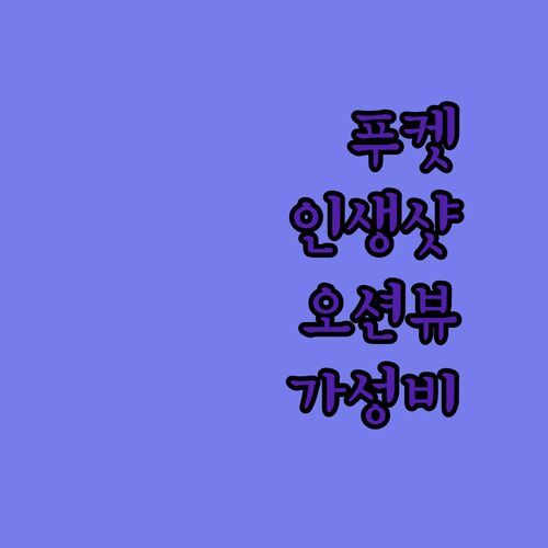 푸켓 카말라 비치 노보텔, 인생샷 보장! 오션뷰 vs 가성비 룸, 당신의 선택은?! ✨