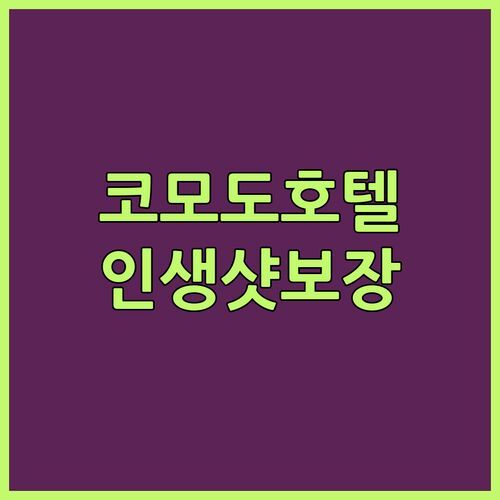 경주 코모도 호텔 숙박 후기! 인생샷 보장, 수영장 & 사우나 완벽 조합?!