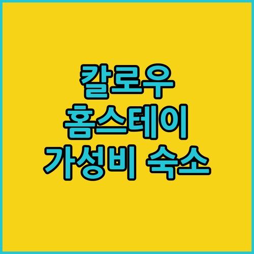 칼로우 Castletown 홈스테이 후기 가성비 숙소에서 현지인처럼!