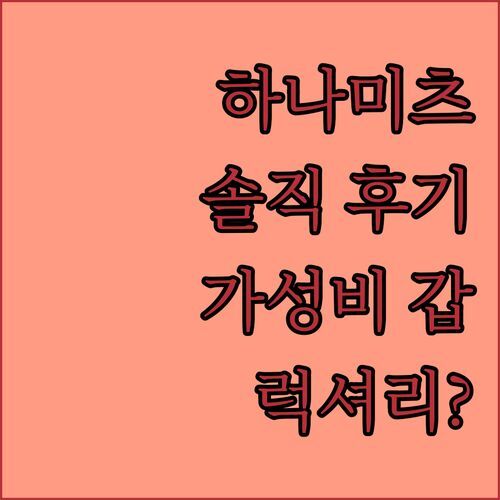 하나미츠 호텔 앤 스파🌴, 리얼 숙박 후기! 가성비 vs 럭셔리, 당신의 선택은?