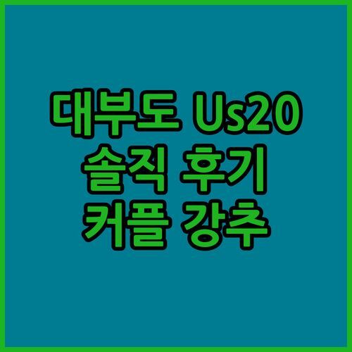 대부도 어스20 Us20 펜션 솔직 후기 커플여행객 강추!