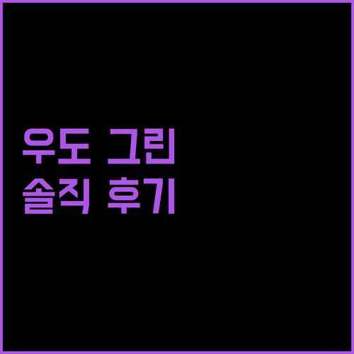 우도 그린 제주 휴양펜션, 진짜 '힐링'일까? 20대 솔직 후기!