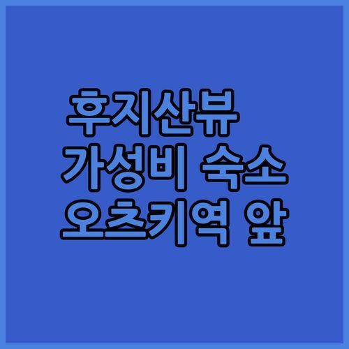 후지산 뷰 토요코 인 오츠키-에키! 가성비 끝판왕 숙소, 놓치면 후회!