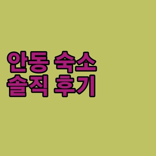 브라운도트호텔 안동풍산점, 하회마을 여행객 필수 숙소? 조식 & 스타일러 솔직 후기!
