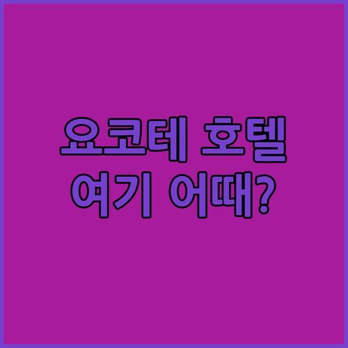 요코테 호텔 어디? 호텔 프라자 안넥스 요코테! 유자와 럭셔리 여행의 시작!