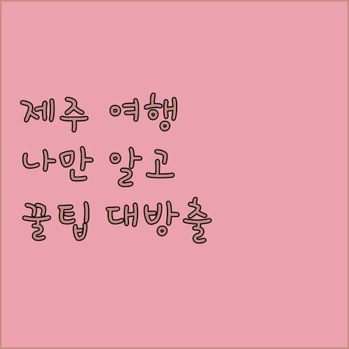 제주 프라이빗 하우스, 나만 알고 싶은 꿀팁 대방출!🤫 실제 투숙객 후기 궁금해?