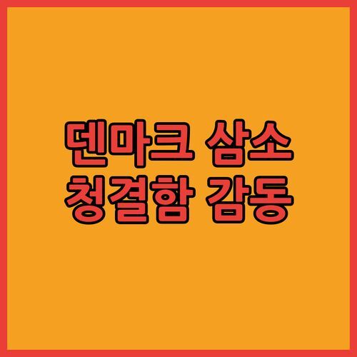 덴마크 삼소 Balliwood værelsesudlejning 숙소 후기! 청결함에 감동!