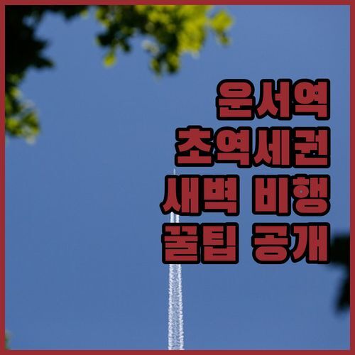 운서역 초역세권! 골든 튤립 인천공항 호텔, 새벽 비행 걱정 싹 사라지는 꿀팁!