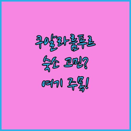 쿠알라룸푸르 숙소 고민 끝! 문라이트 카사 무티아라 아파트 vs 호텔 비교 분석!
