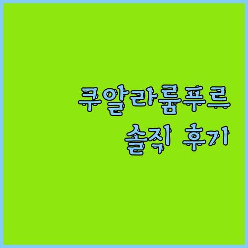 쿠알라룸푸르 호텔, 옐로덕 룸 & 아파트먼트 실제 후기 장점과 단점 비교!