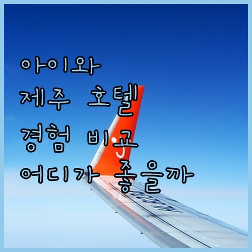 아이와 함께라면? 제주 항공우주 호텔 vs 가족여행객 실제 경험 비교